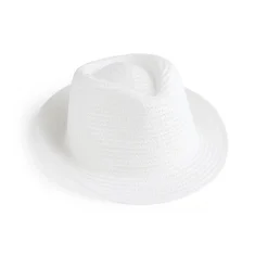 Chapeau Panama mixte paille avec bandeau noir (4 modèles)