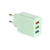 Chargeur adaptateur secteur 3 ports USB 10W - 3 coloris