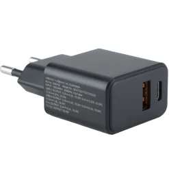 Chargeur mural 2 ports USB et USB-C 20W (2 modèles)