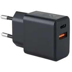 Chargeur mural 2 ports USB et USB-C 20W (2 modèles)