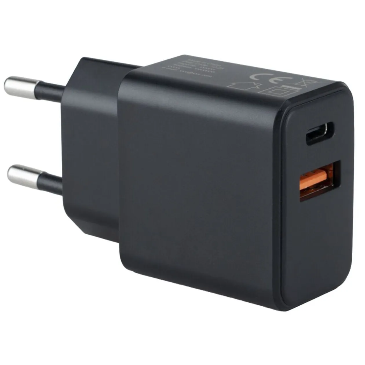 Chargeur mural 2 ports USB et USB-C 20W (2 modèles)
