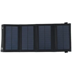Chargeur solaire nomade noir 8W < Gifi New