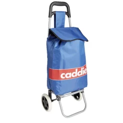 Chariot de course bleu 33x28xH86cm < Gifi Online