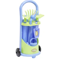 Chariot de jardinage enfant en plastique 7 pièces 20x12xH55cm