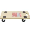 Chariot de transport à roulettes plateau roulant en bois 58x29xH11cm