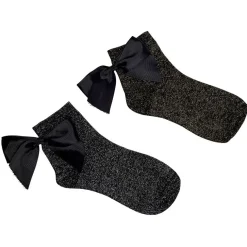 Chaussette femme paillettes et noeuds < Gifi New