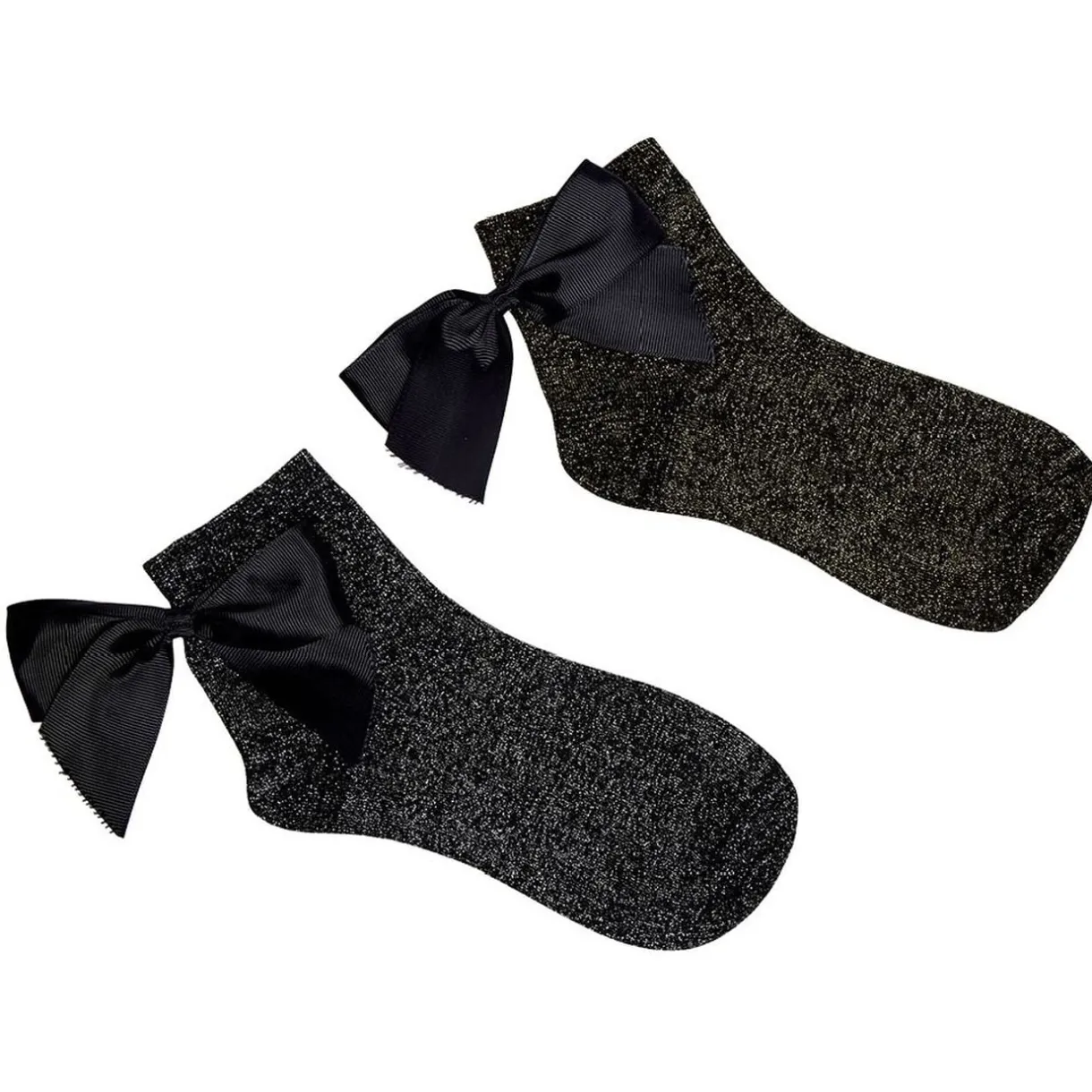 Chaussette femme paillettes et noeuds < Gifi New