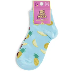 Chaussettes dépareillées basses motif pastèque/ananas - T36/40 < Gifi Best