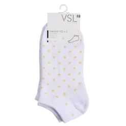 Chaussettes enfant fille tige courte polycoton 3 paires 31/35 < Gifi Sale