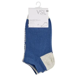 Chaussettes enfant garçon tige courte polycoton 3 paires 31/35