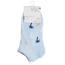 Chaussettes enfant garçon tige courte polycoton 3 paires 31/35