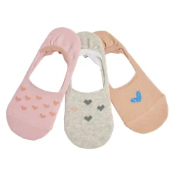 Chaussettes femme invisible tige ultra courte polycoton 3 paires 36/40 < Gifi Online