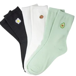 Chaussettes femme 3 paires thème avocat - 36/38 ou 39/41 < Gifi Discount