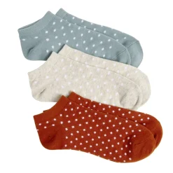 Chaussettes femme tige courte polycoton 3 paires 36/40 < Gifi Discount