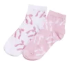 Chaussettes femme tige haute x2 motif noeud rose et blanc T36/40 < Gifi Hot