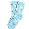 Chaussettes fille bleues motifs grenouilles T26/35 < Gifi Hot