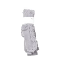 Chaussettes hautes style tricot femme grises ou blanches < Gifi Hot