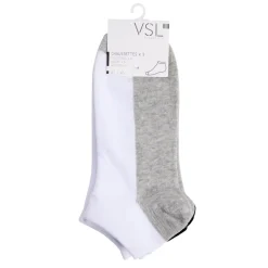 Chaussettes homme tige courte polycoton 3 paires 41/45 < Gifi Outlet