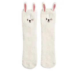 Chaussettes lapin mixte beige et rose TU < Gifi Discount