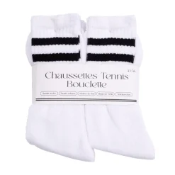 Chaussettes mixte tennis coton tige haute x10 paires (2 modèles)