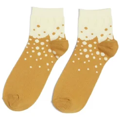 Chaussettes originales basses motif pois jaune/beige - T41/45 < Gifi New