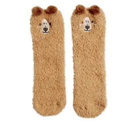 Chaussettes ours mixte marron TU < Gifi Online