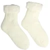 Chaussettes polaires femme beiges Taille unique
