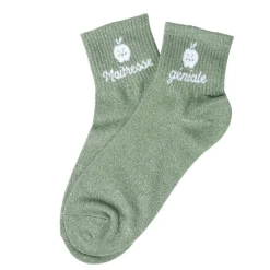 Chaussettes remerciement message polycoton 36/40 (3 modèles)