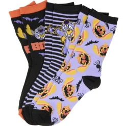 Chaussettes unisexe x3 Halloween Disney T27 à 38 (2 modèles Mickey ou Stitch)