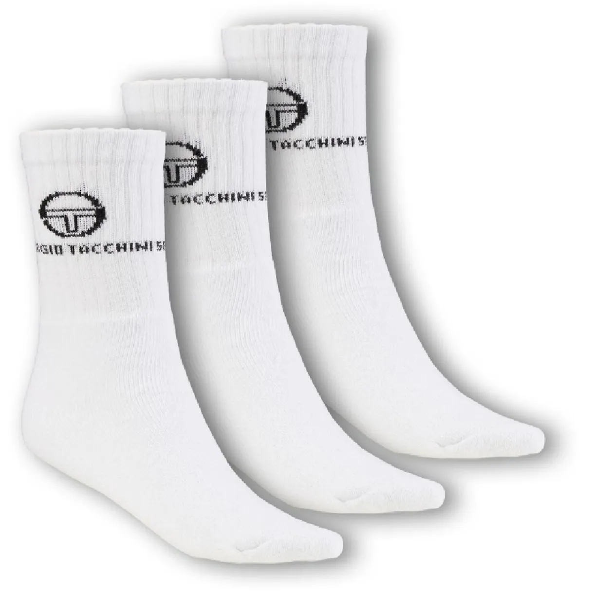 Chaussettes x3 Sergio Tacchini blanches < Gifi Outlet