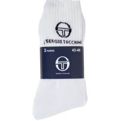 Chaussettes x3 Sergio Tacchini blanches < Gifi Outlet