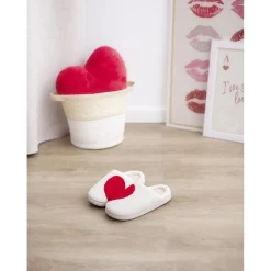 Chausson femme duo coeur L26x8x10cm < Gifi Sale