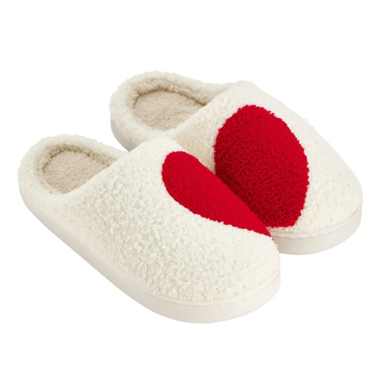 Chausson femme duo coeur L26x8x10cm < Gifi Sale