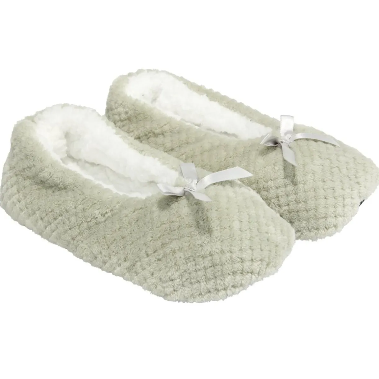 Chaussons ballerines fourrés femme gris 38/39 < Gifi Online