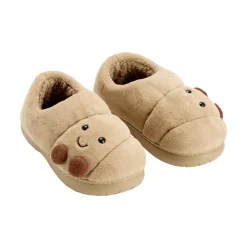 Chaussons croissant polyester marron T36 à 41