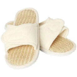 Chaussons en lin pour spa