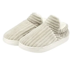 Chaussons femme hiver gris T36 à 41