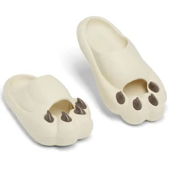 Chaussons griffe caoutchouc beige 40/41 < Gifi Outlet