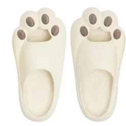 Chaussons griffe caoutchouc beige 40/41 < Gifi Outlet