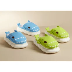 Chaussons mixtes requin verts T36 à T45