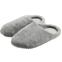 Chaussons mules unisexe gris motif quadrillé T36/37 < Gifi Hot