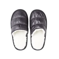 Chaussons noirs femme style doudoune 36à41
