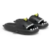 Chaussons requin dragon caoutchouc gris 40/41