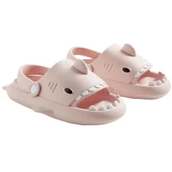 Chaussons requin enfant caoutchouc gris et rose 32/33 < Gifi Hot