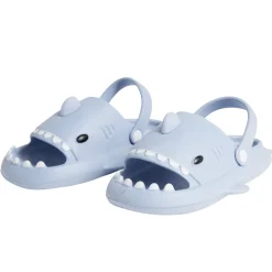 Chaussons requin enfant caoutchouc bleu 30/31