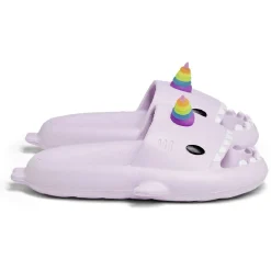 Chaussons requin licorne caoutchouc violet 38/39 < Gifi Discount