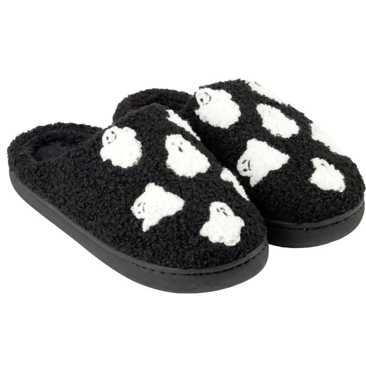 Chaussons unisexes noir fantôme Halloween 36à45 < Gifi Sale