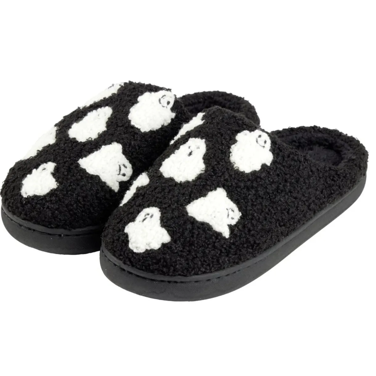 Chaussons unisexes noir fantôme Halloween 36à45 < Gifi Sale