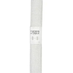 Chemin de table coton blanc brillant < Gifi Clearance