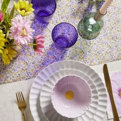 Chemin de table polycoton motif fleur liberty 28x300cm